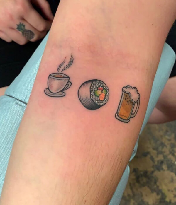 Beer Mug Tattoo Small