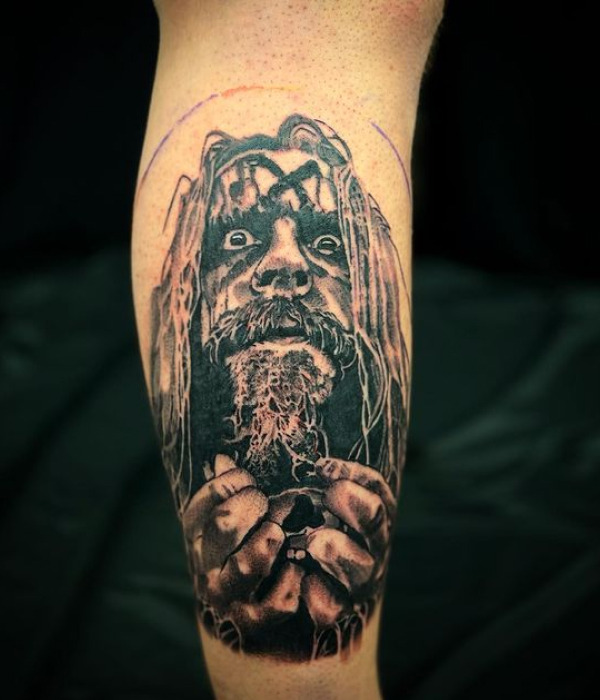 Big Rob Zombie Tattoo design