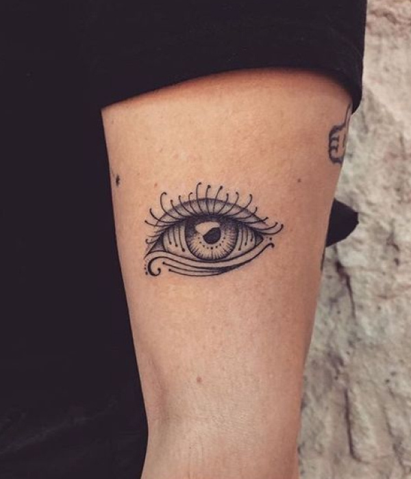 Black Evil Eye Tattoo ideas