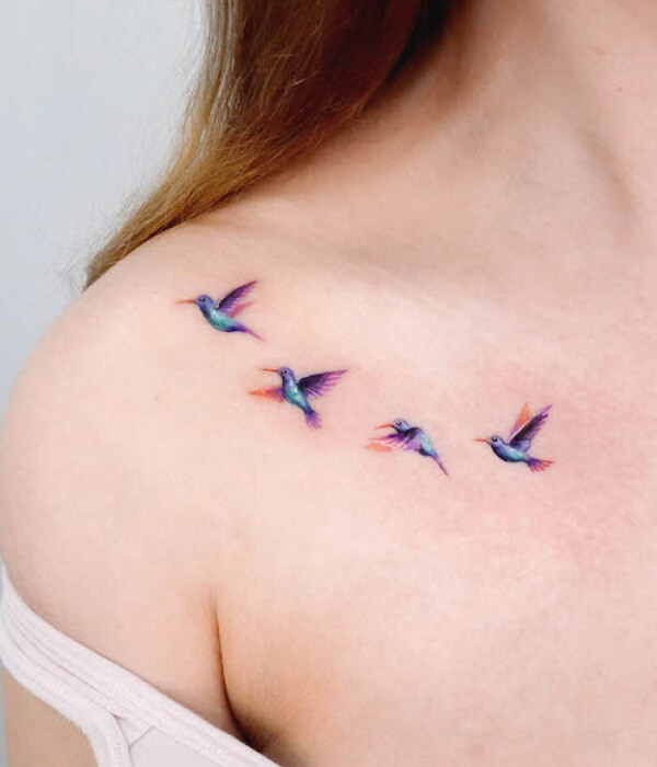 Collarbone Swift Tattoo Designs