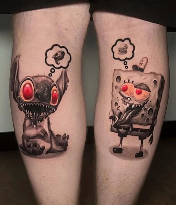 Cute Zombie Tattoos ideas
