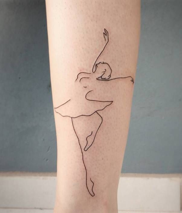 Dancer’s Pose Tattoo design