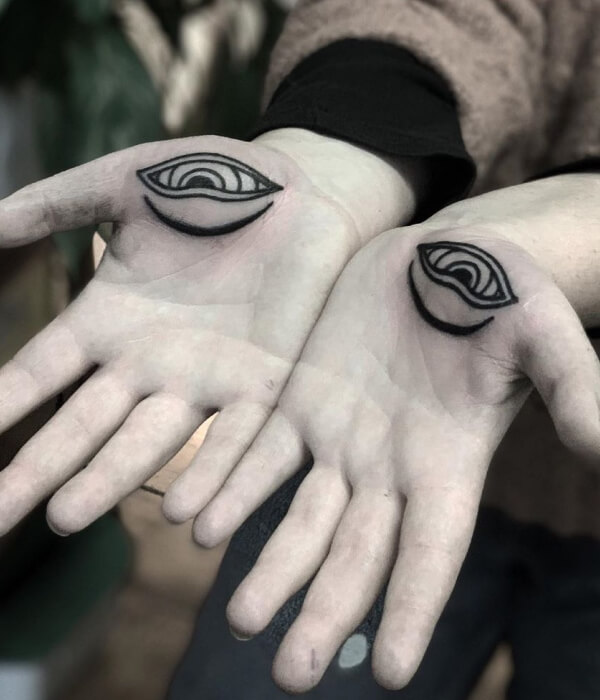 Eye Palm Tattoo