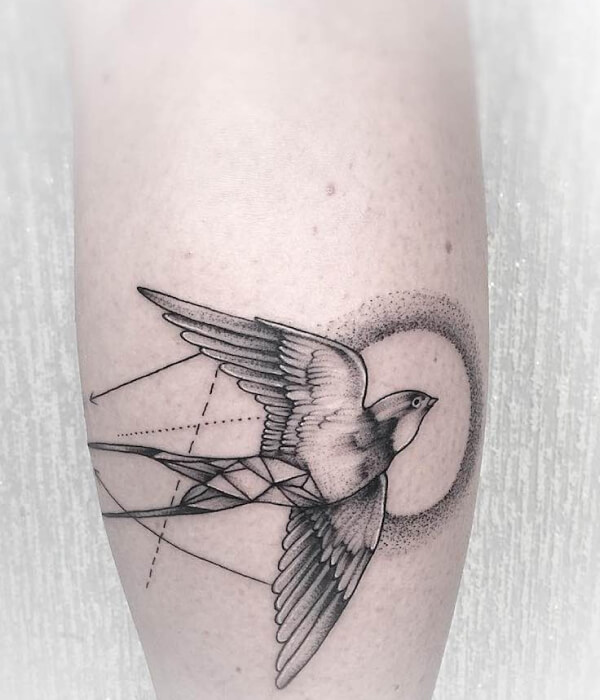 Geometric Swift Tattoo