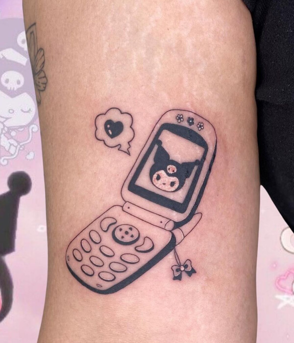 Hello Kitty Cell Phone Tattoo ideas