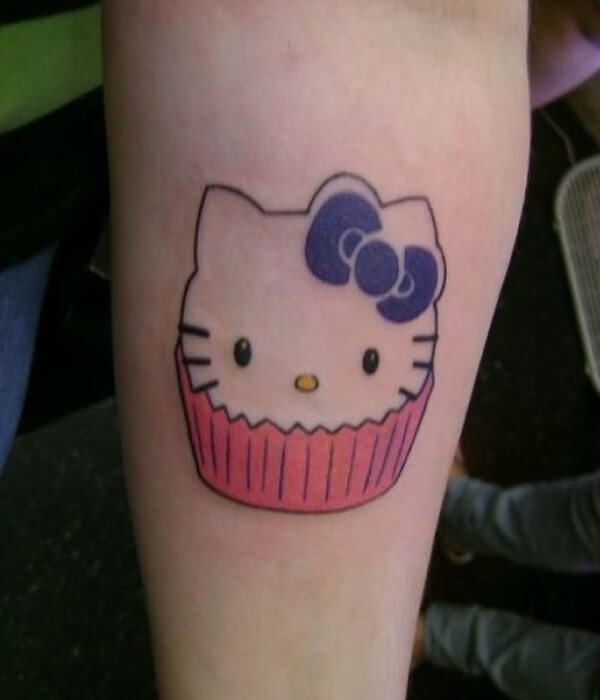 Hello Kitty Cupcake Tattoo ideas