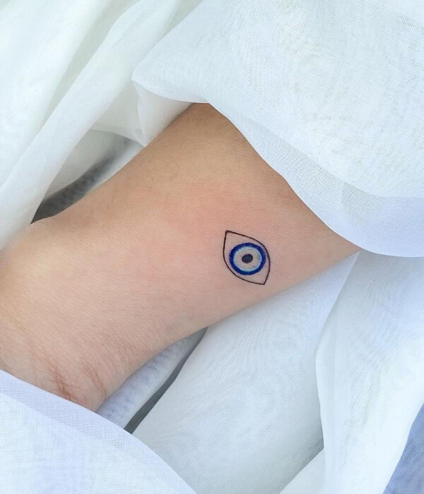 Italian Evil Eye Tattoo design