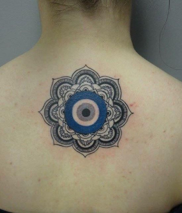 Mandala Evil Eye Tattoo design