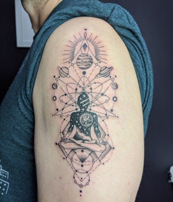 Padmasana Tattoo