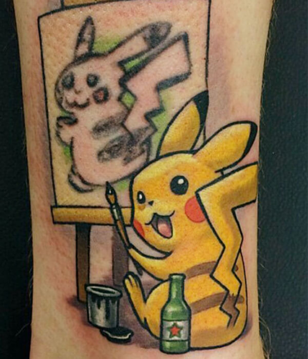 Pokemon Beer Can Tattoo ideas