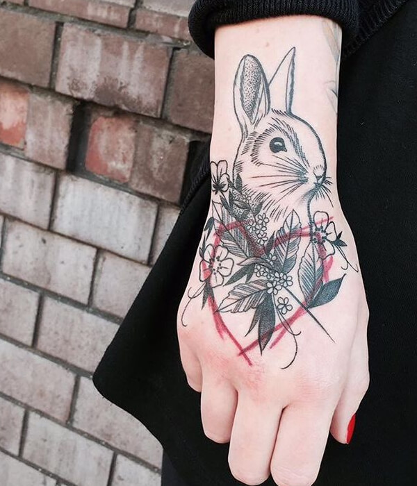 Rabbit Palm Tattoo Ideas
