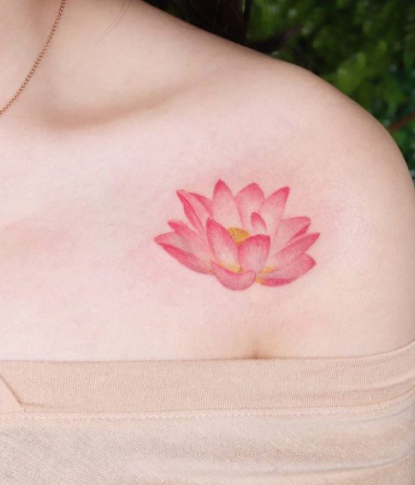 Rainbow Lotus Tattoo Ideas
