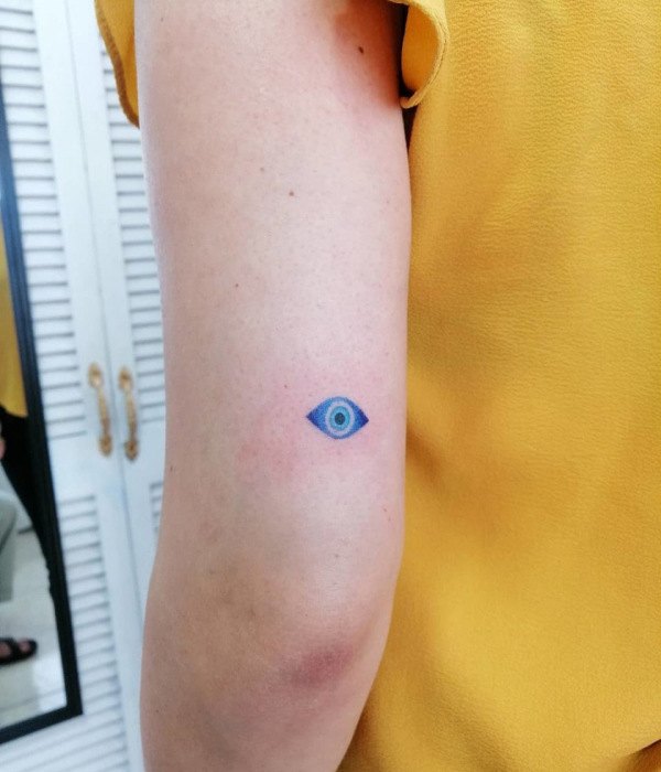 Small Evil Eye Tattoo design