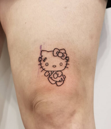 50+Best Hello Kitty Tattoo Designs with Meanings