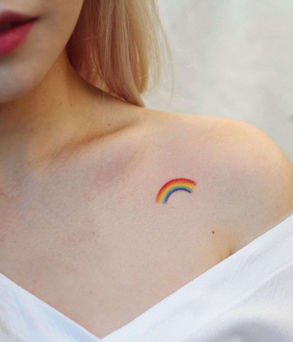 Small Rainbow Tattoo