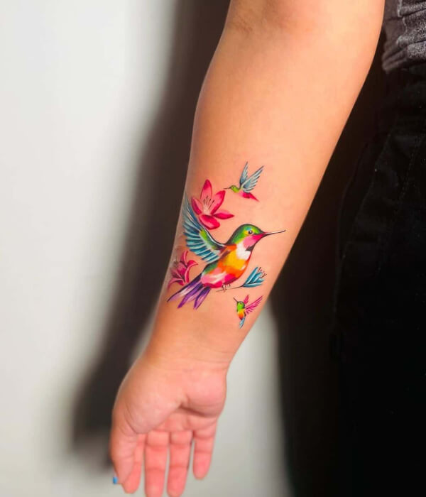 Small Swift Bird Tattoo Designs