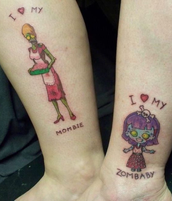 Small Zombie Tattoos