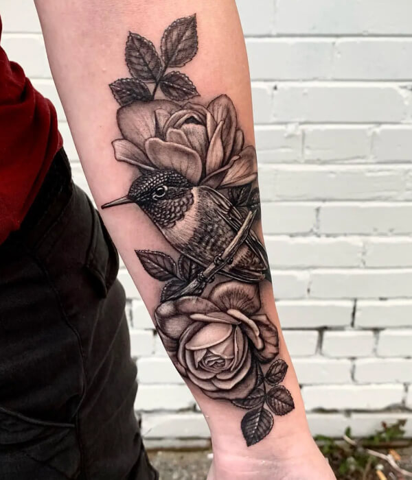 Swift Tattoo with Rose