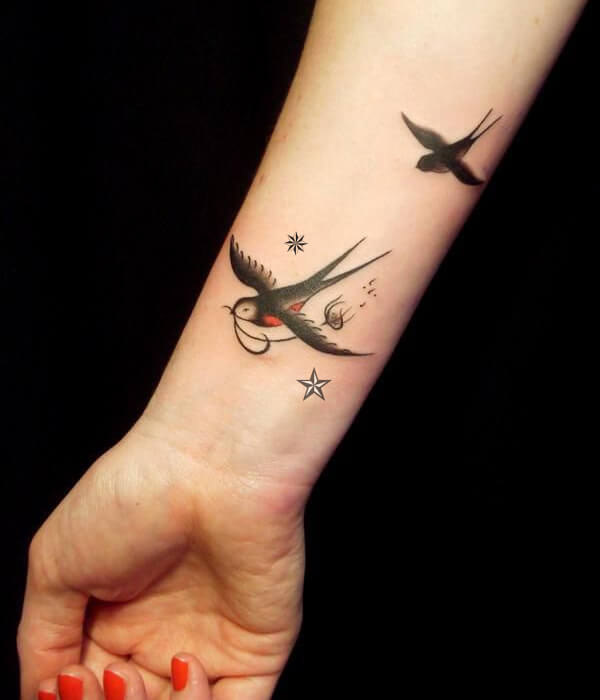 Swift Tattoo with Stars