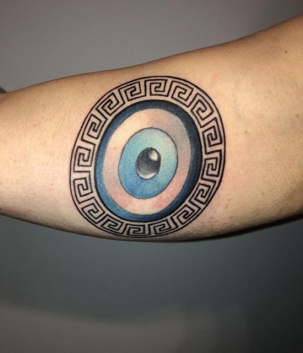 Traditional Evil Eye Tattoo