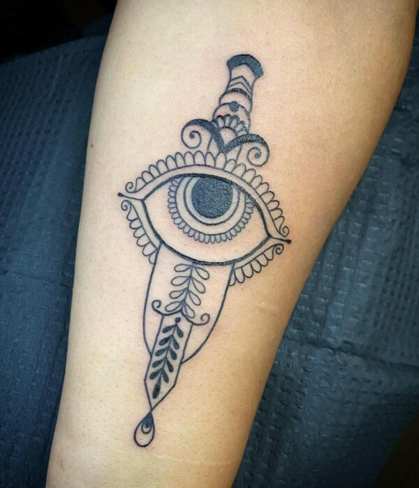 Traditional design Evil Eye Tattoo ideas