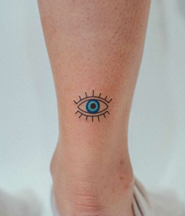 Turkish Evil Eye Tattoo design