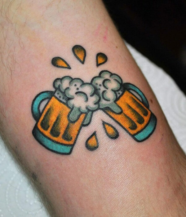 Two Beer Can Tatoo