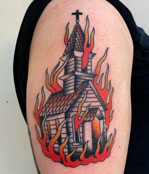 Village Church Tattoo