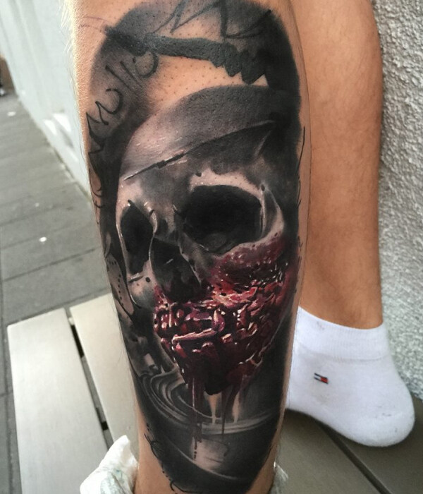 Zombies Leg Tattoo