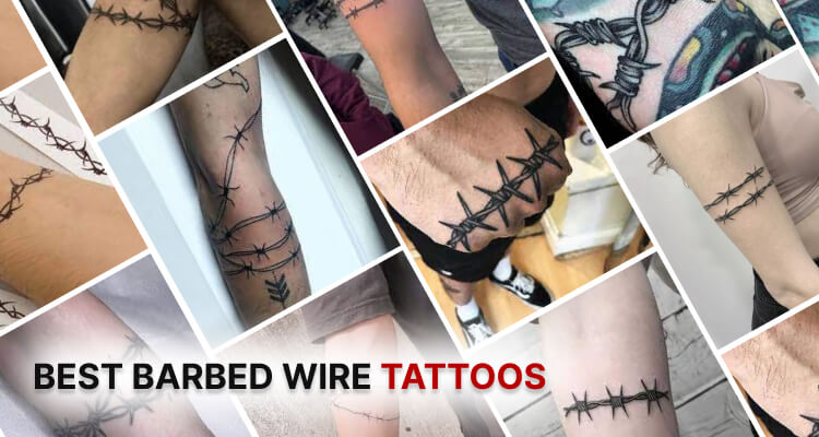 Best 15 Barbed Wire Tattoos