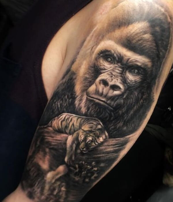 Gorilla Monkey Tattoo