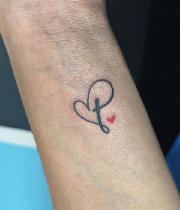Heartfelt T tattoo ideas