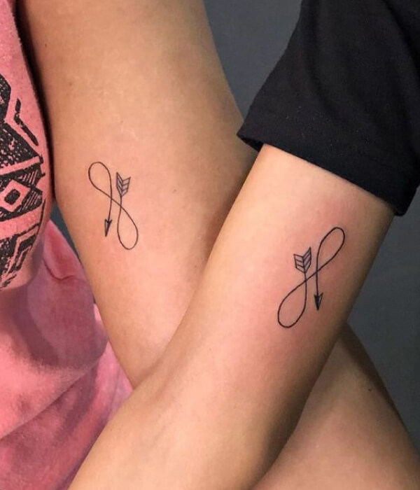 Letter L with Family or Friendship Bond Tattoo