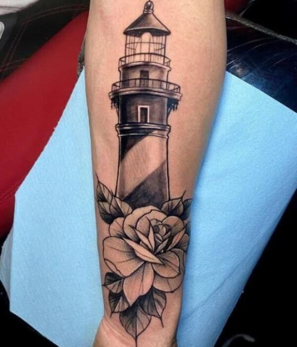Lighthouse Tattoo Sleeve American Traditional ideas
