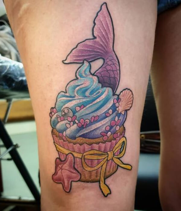 Mermaid Cupcake Tattoo ideas