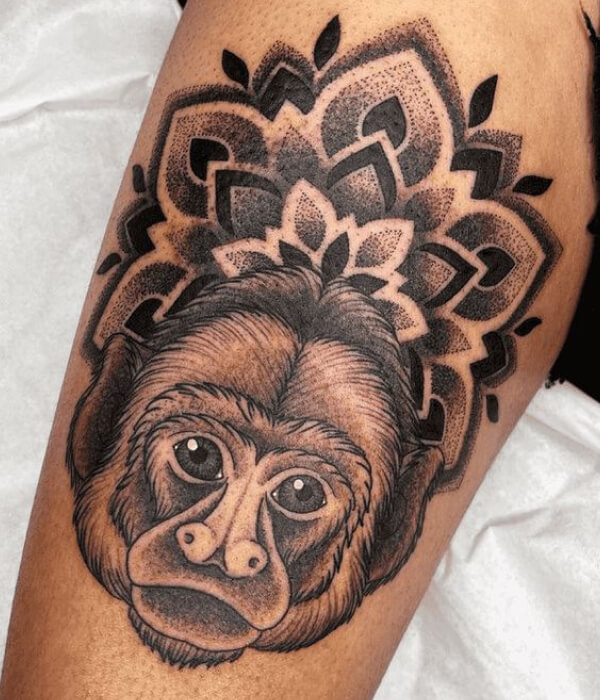 Monkey Tattoo Design