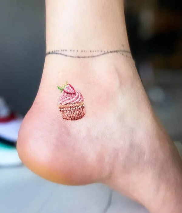Tiny Cupcake Tattoo ideas