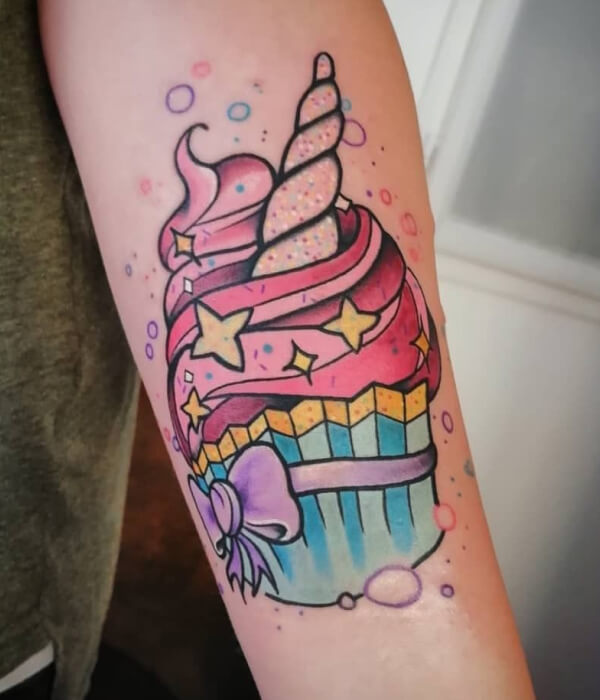 Unicorn Cupcake Tattoo ideas