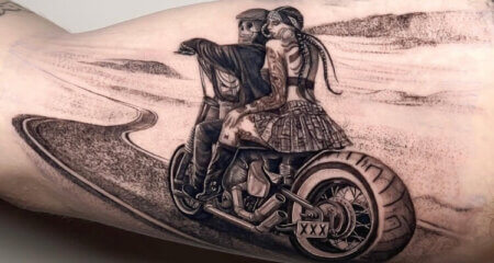 20+ Amazing Harley Davidson Tattoo Ideas in 2024