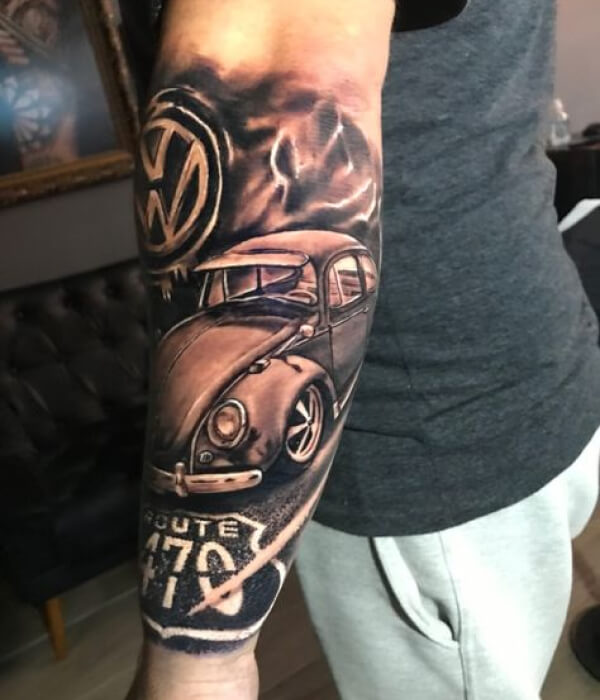 Car Front End Tattoo
