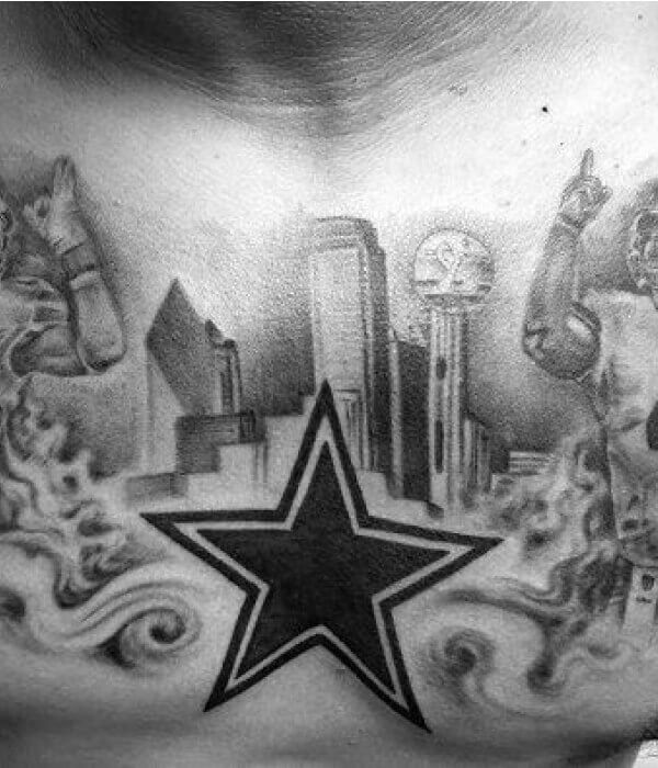 Dallas Skyline with a Cowboys Twist