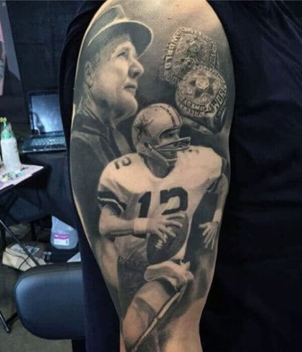 Dynamic Duo Tattoos : Dallas Cowboy Tattoos Ideas