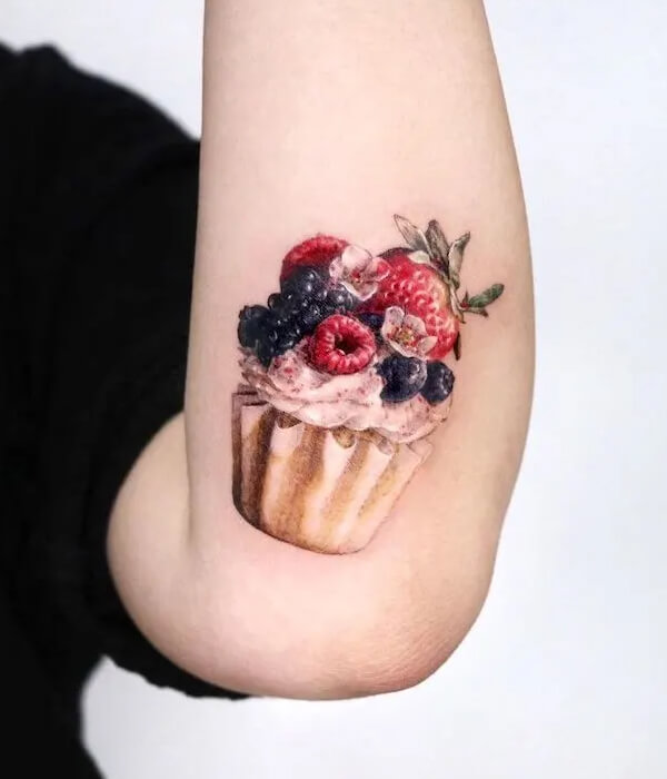 Food Realism Tattoo Design