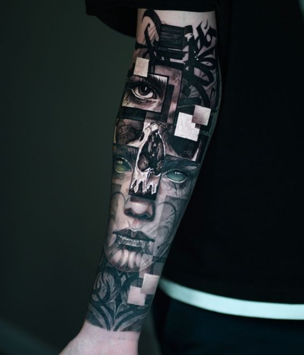 Gothic Realism Tattoo Design