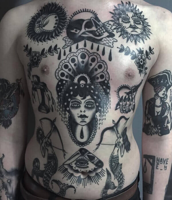 Oskal-Style Russian Tattoo