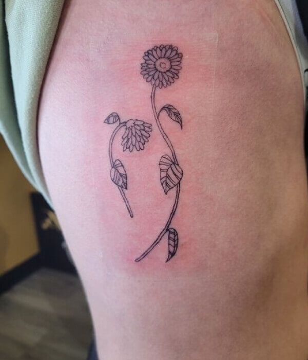 NEDA Sunflower Tattoo