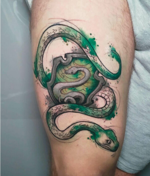 Slytherin Tattoo Design