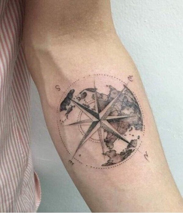Compass Rose and Globe