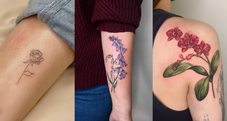 Feminine Flower Tattoo Ideas