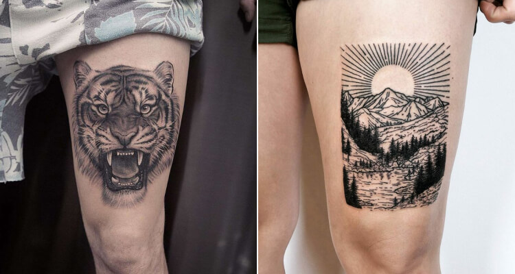 Thigh Tattoo Ideas for Men